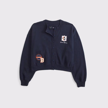 Abercrombie Cincinnati Bengals Sunday Shrunken Cardigan