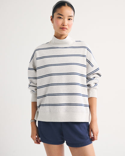 Abercrombie Sunday Oversized Funnel Neck Sweatshirt