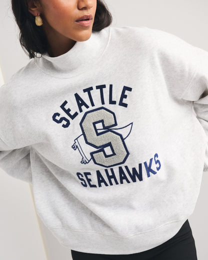 Abercrombie NFL Kansas City Chiefs Funnel-Neck Sweatshirt