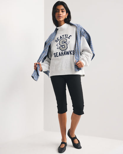 Abercrombie NFL Kansas City Chiefs Funnel-Neck Sweatshirt