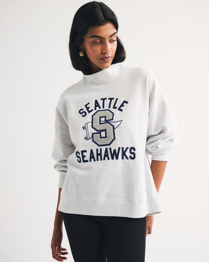 Abercrombie NFL Kansas City Chiefs Funnel-Neck Sweatshirt