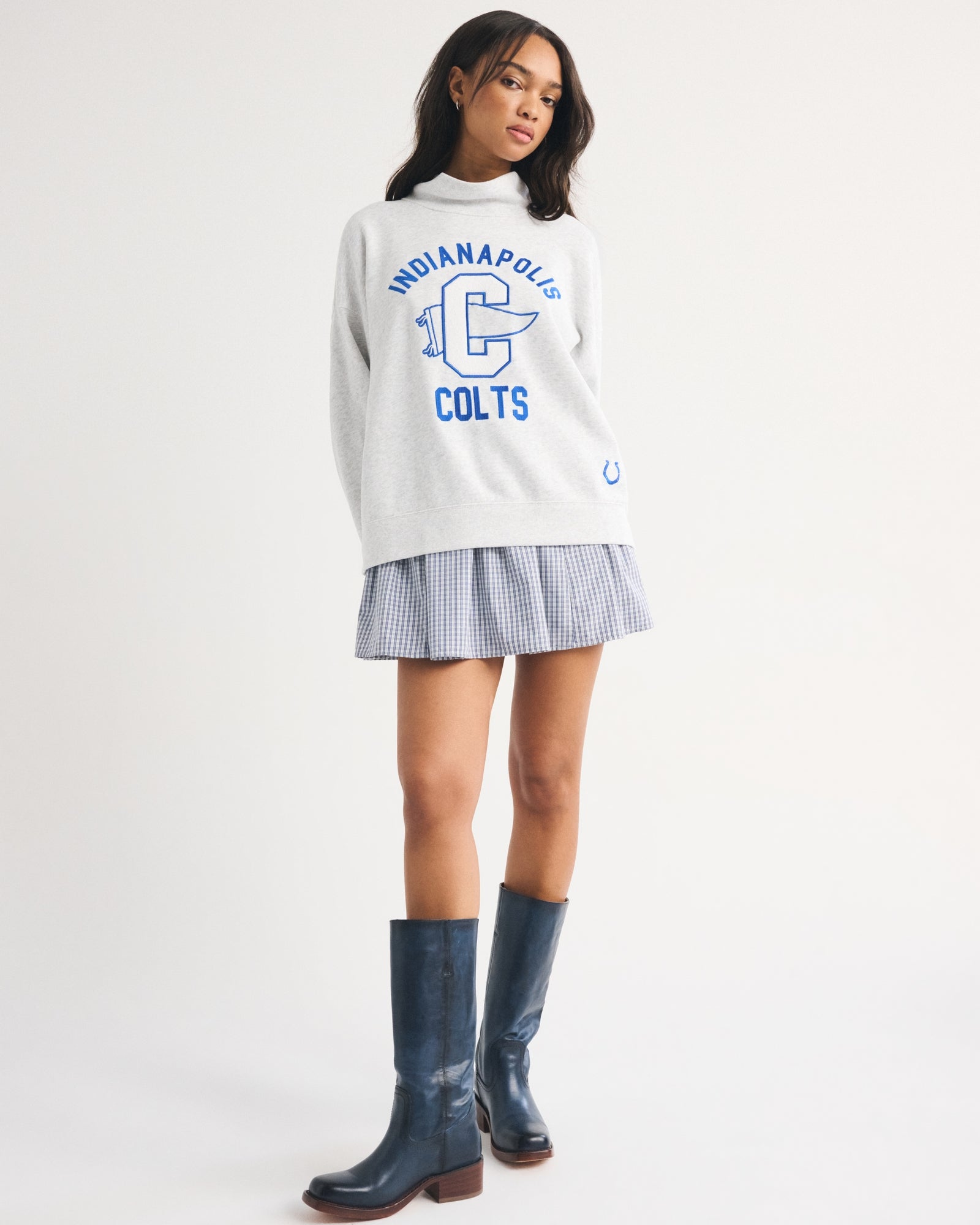 Abercrombie NFL Kansas City Chiefs Funnel-Neck Sweatshirt