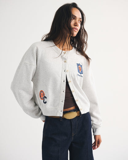 Abercrombie Cincinnati Bengals Sunday Shrunken Cardigan