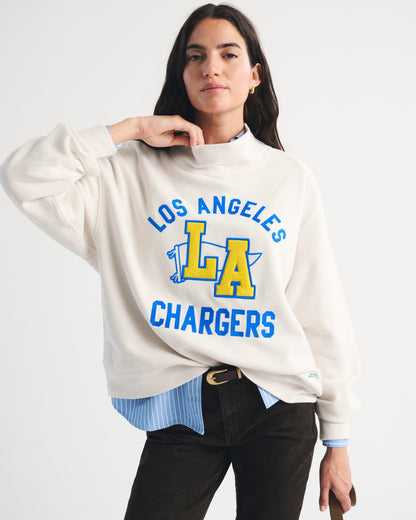 Abercrombie NFL Kansas City Chiefs Funnel-Neck Sweatshirt