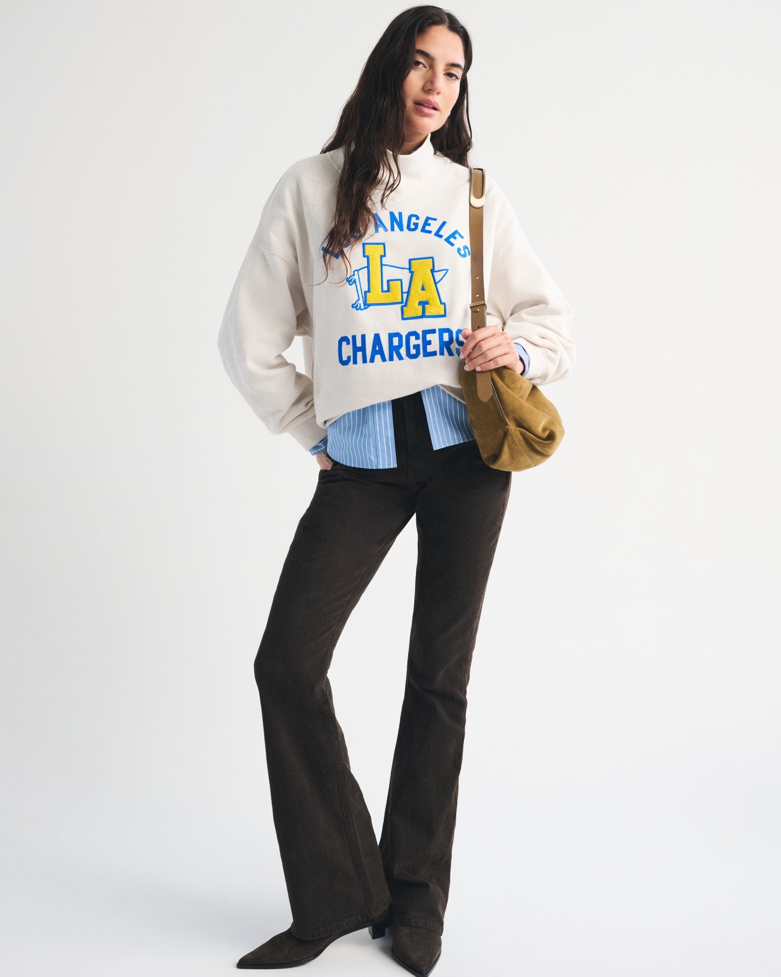 Abercrombie NFL Kansas City Chiefs Funnel-Neck Sweatshirt