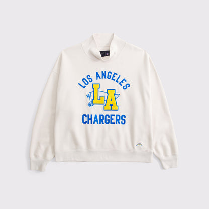 Abercrombie NFL Kansas City Chiefs Funnel-Neck Sweatshirt
