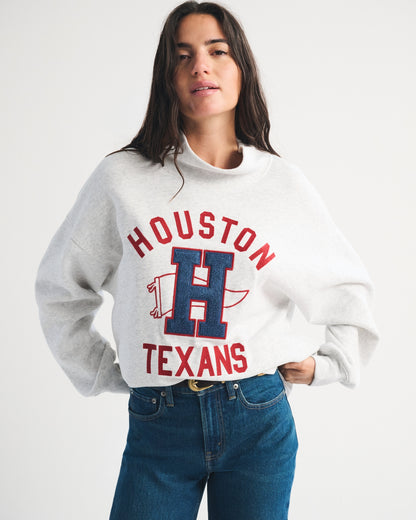 Abercrombie NFL Kansas City Chiefs Funnel-Neck Sweatshirt