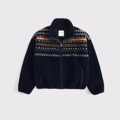 Abercrombie Sherpa Full-Zip Jacket