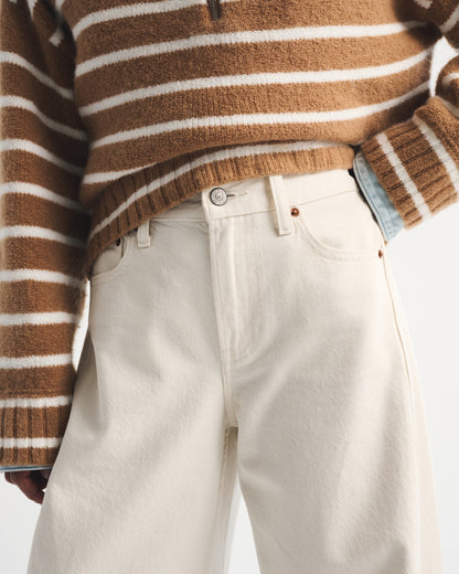 Abercrombie High Rise Ultra Barrel Jean