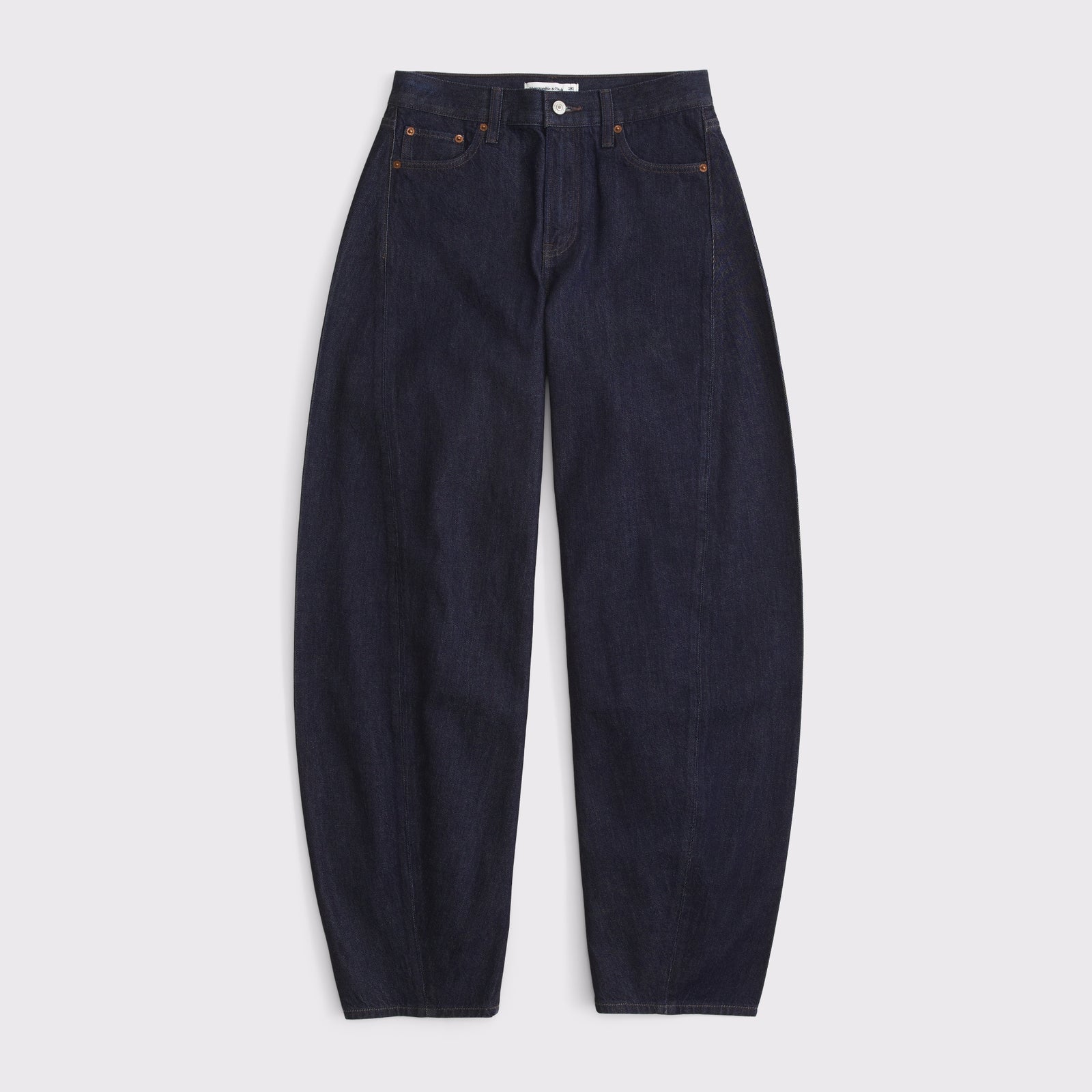 Abercrombie High Rise Ultra Barrel Jean