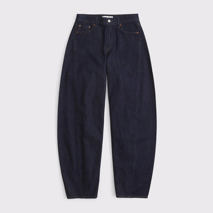 Abercrombie Curve Love High Rise Ultra Barrel Jean