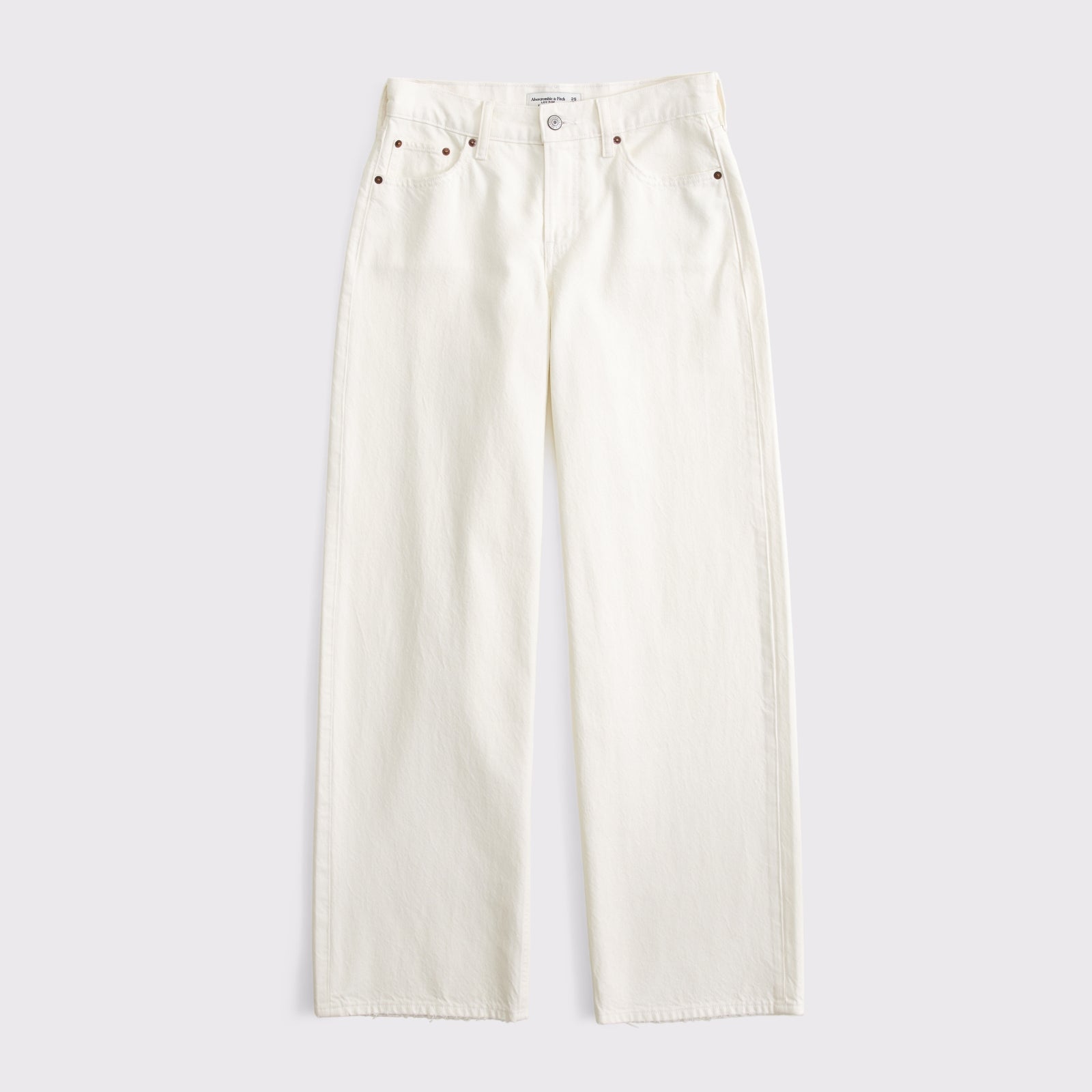 Abercrombie Low Rise Ultra Loose Cuffed Hem Jean