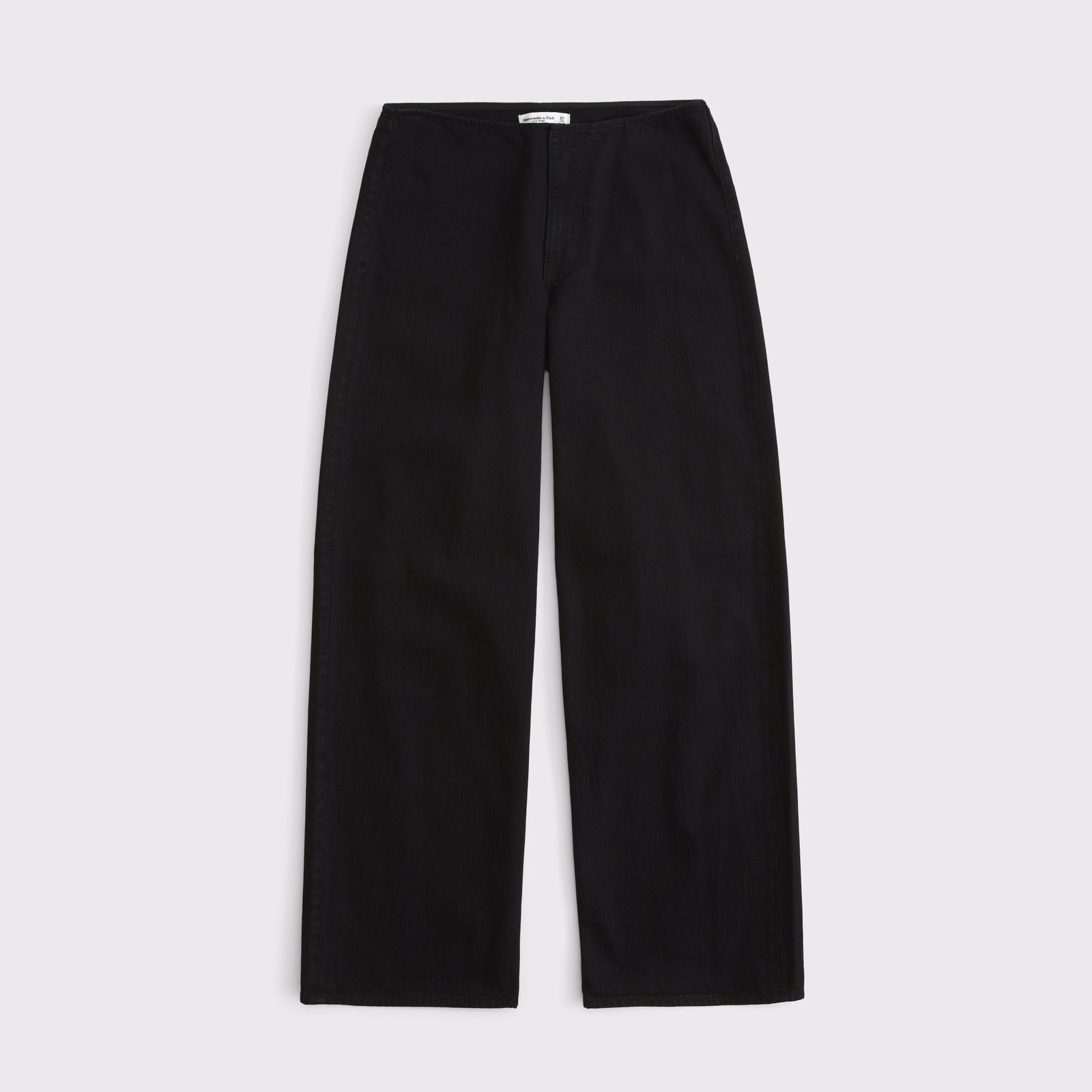 Abercrombie Clean Waist Low Rise Ultra Loose Jean