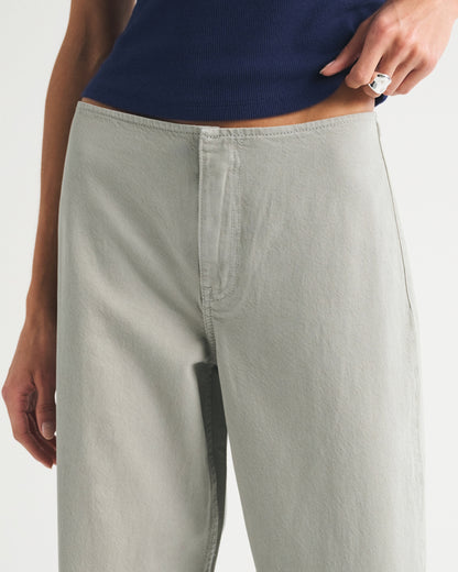 Abercrombie Clean Waist Low Rise Ultra Loose Jean