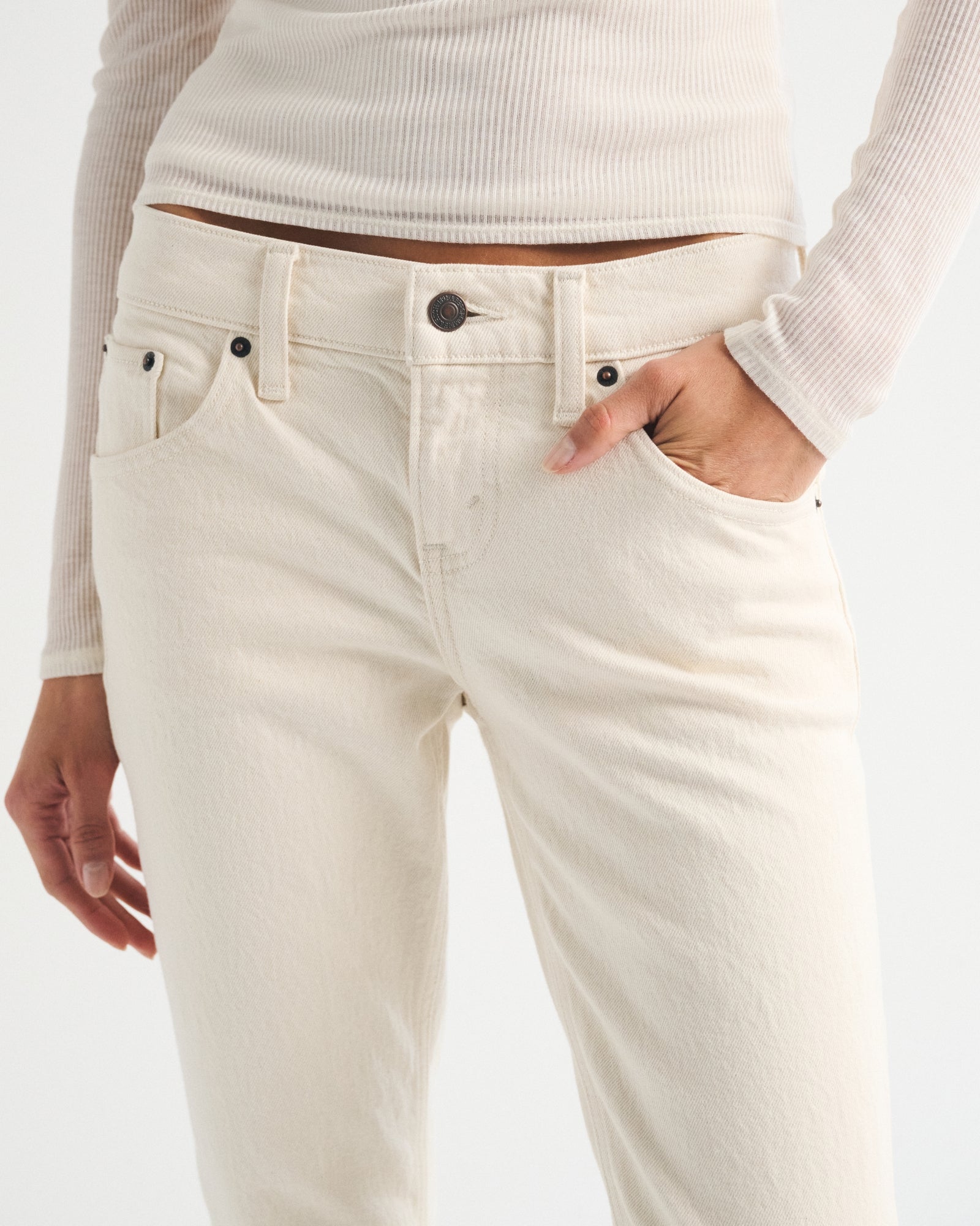 Abercrombie Low Rise Kick Flare Jean