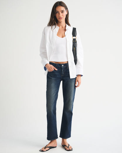 Abercrombie Low Rise Kick Flare Jean
