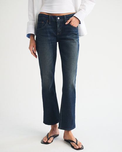 Abercrombie Low Rise Kick Flare Jean