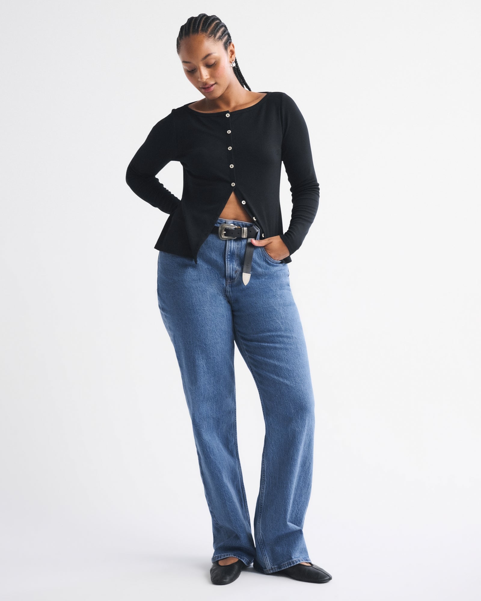 Abercrombie Curve Love High Rise 90s Relaxed Jean