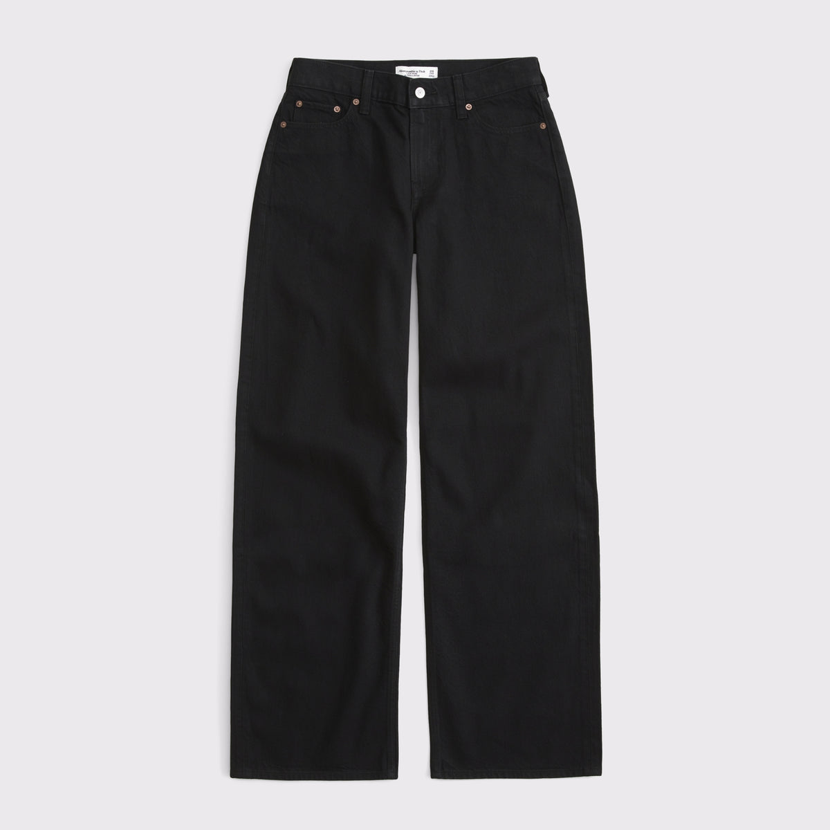 Abercrombie Curve Love Low Rise Ultra Loose Cuffed Hem Jean