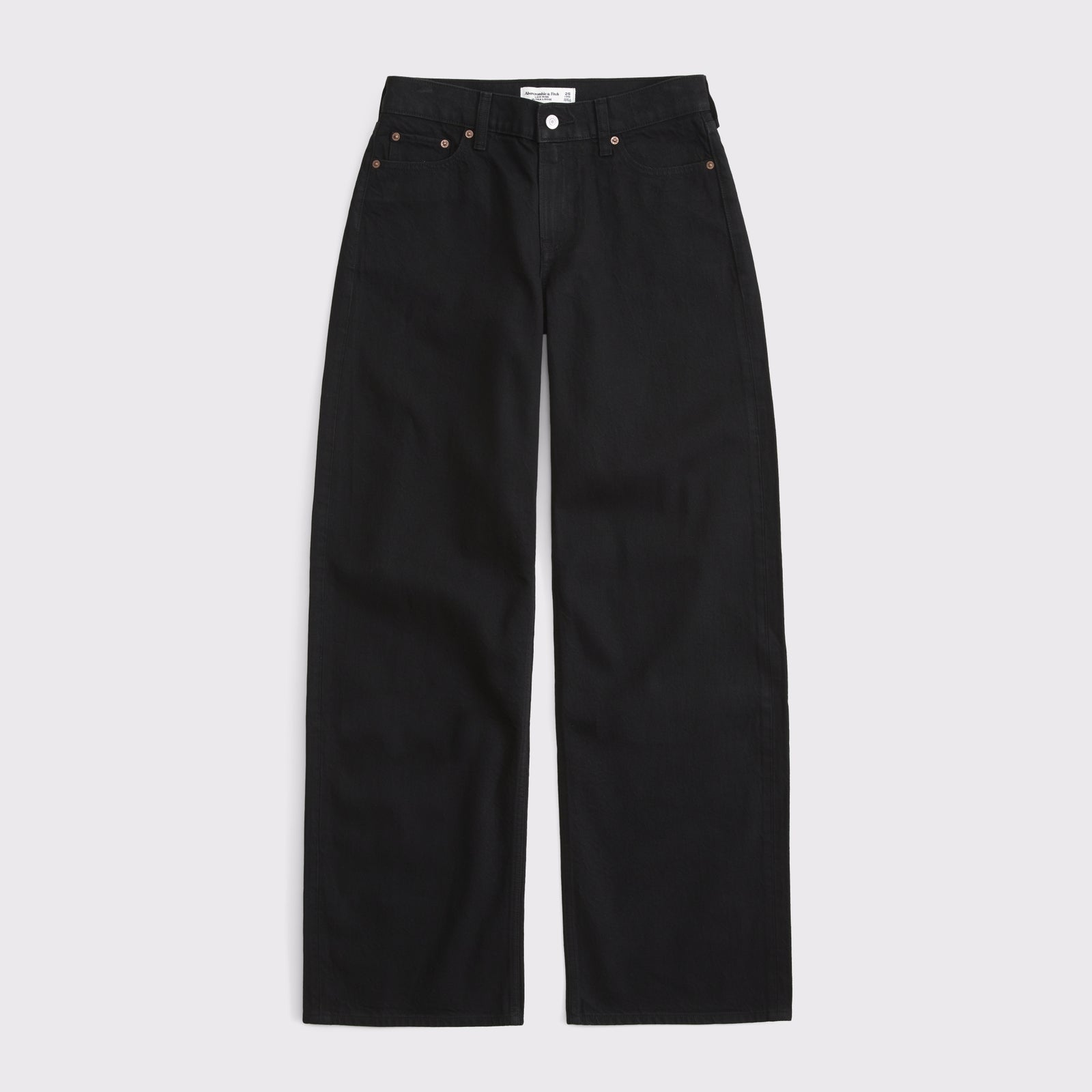 Abercrombie Low Rise Ultra Loose Cuffed Hem Jean
