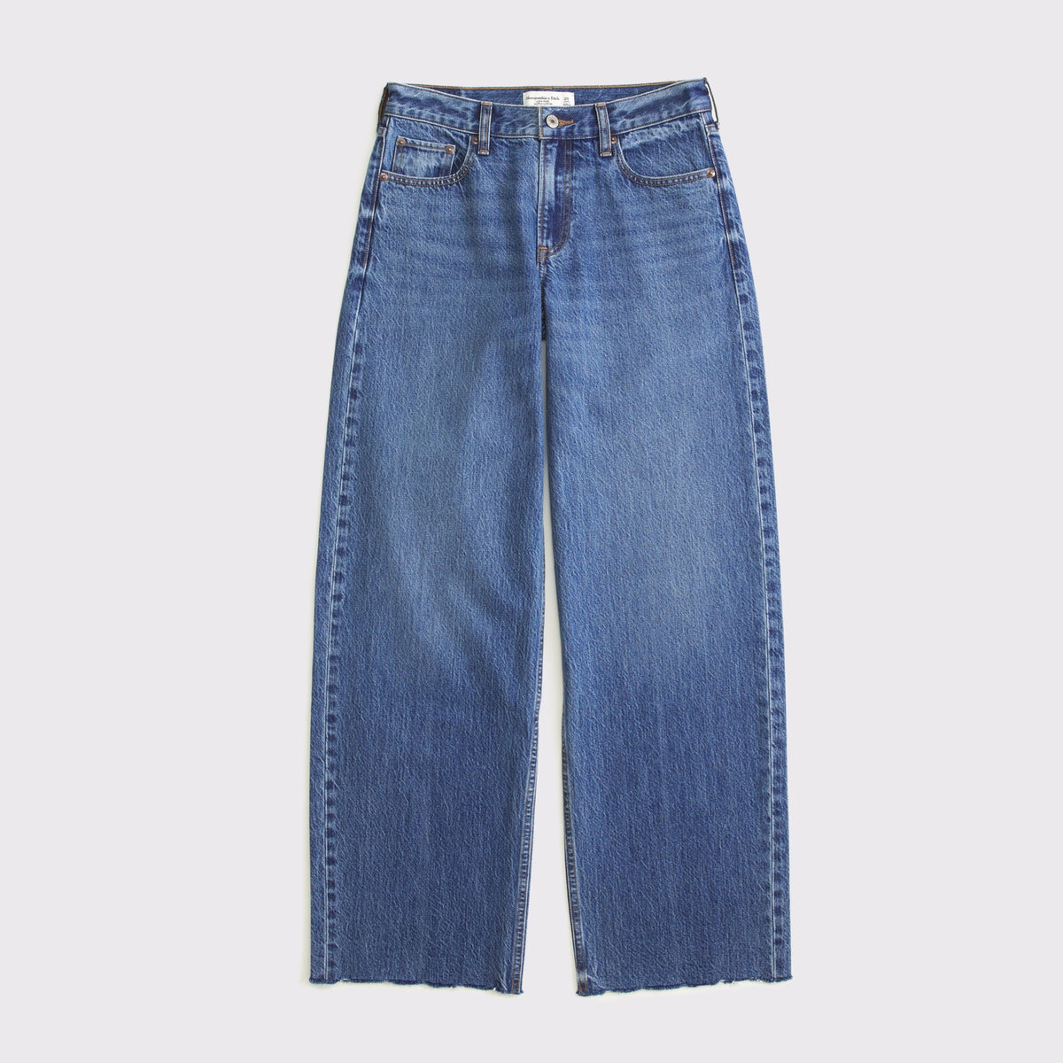 Abercrombie Low Rise Ultra Loose Cuffed Hem Jean
