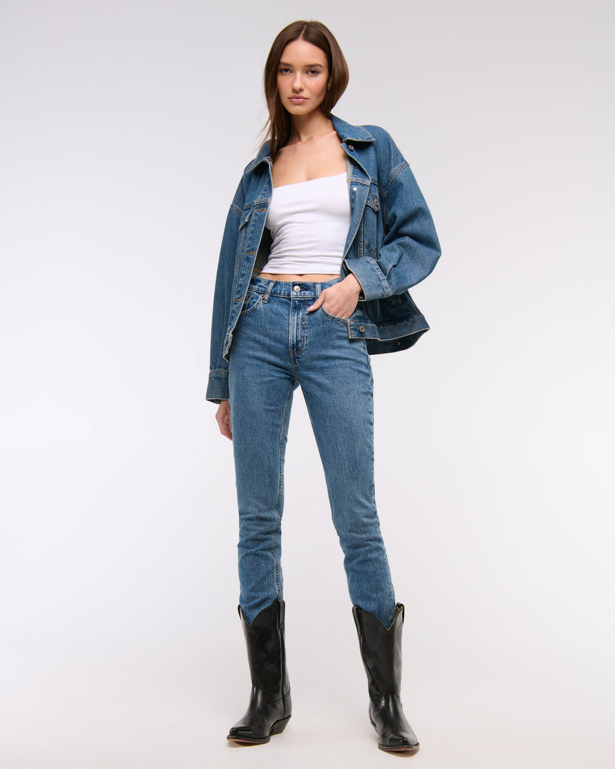 Abercrombie High Rise Modern Skinny Jean