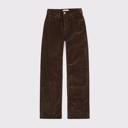 Abercrombie High Rise 90s Relaxed Velvet Jean