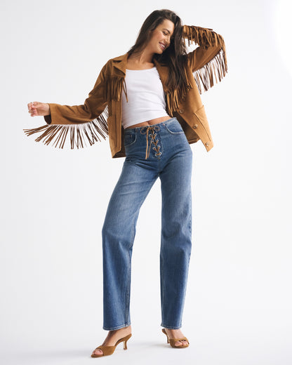 Abercrombie High Rise 90s Relaxed Jean