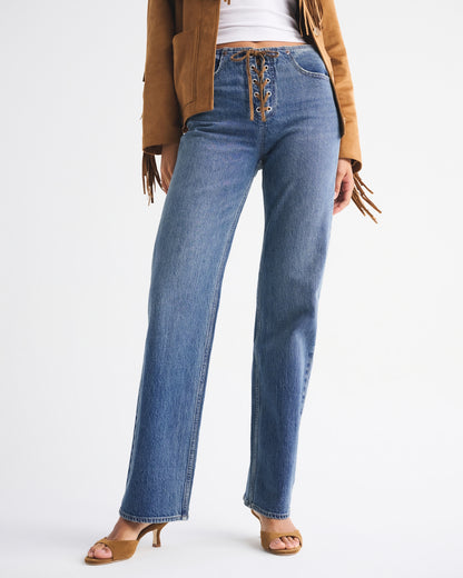 Abercrombie High Rise 90s Relaxed Jean