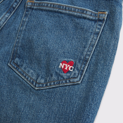 Abercrombie High Rise 90s Relaxed Studded Jean