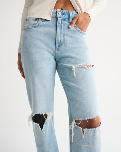 Abercrombie Curve Love High Rise 90s Relaxed Jean