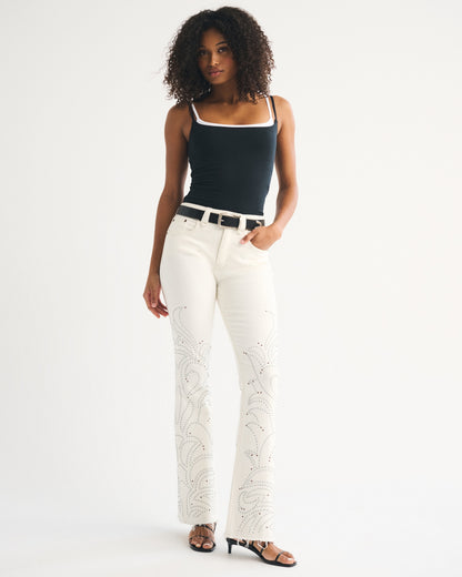 Abercrombie Curve Love High Rise Bootcut Jean