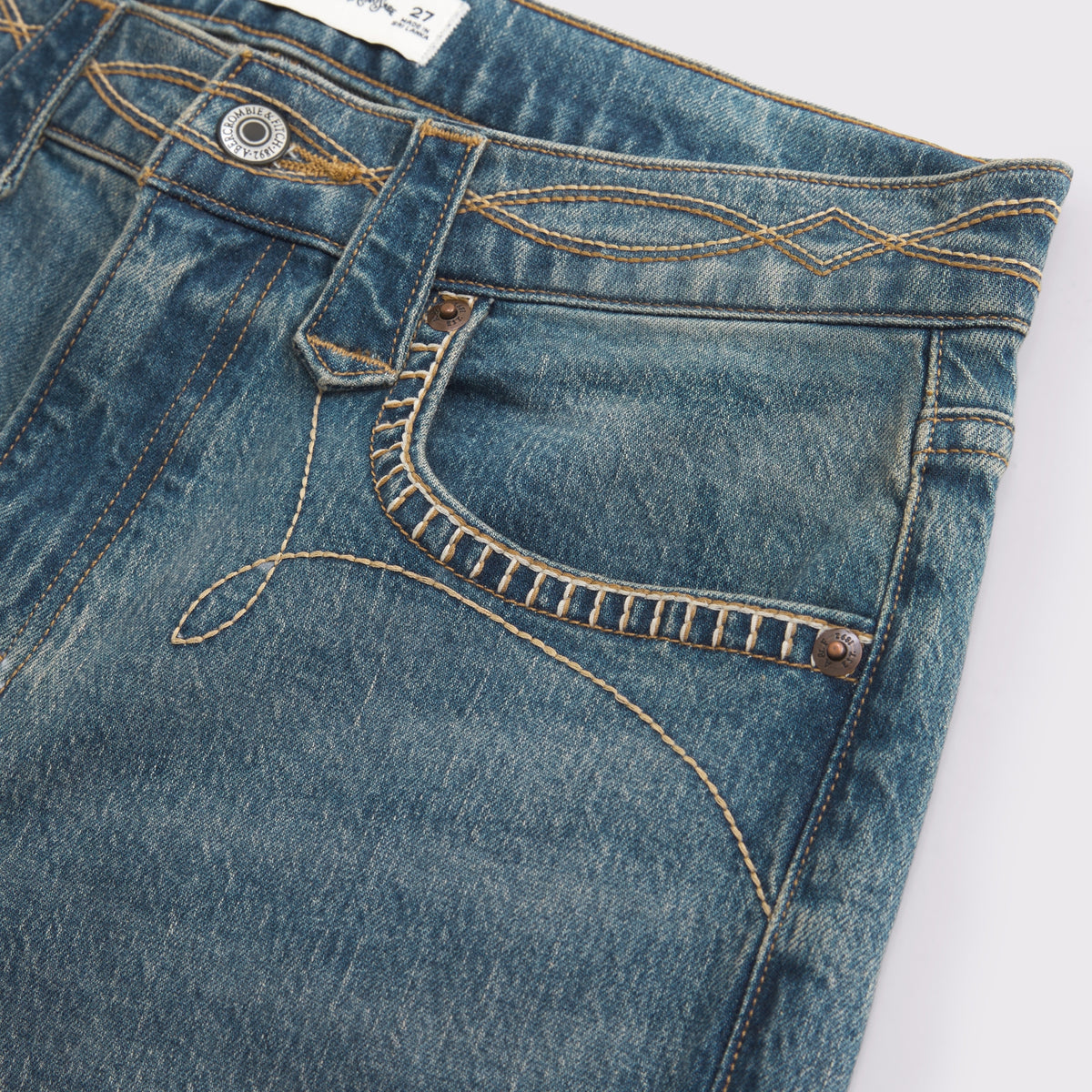 Abercrombie Curve Love High Rise Bootcut Jean