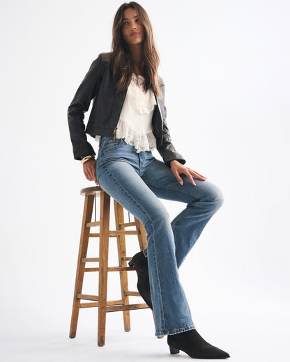Abercrombie High Rise Bootcut Jean