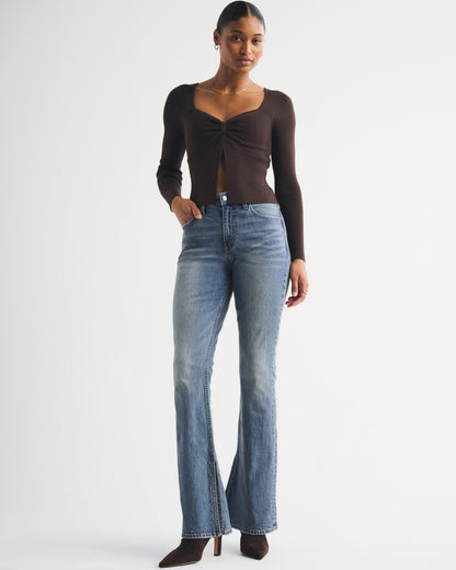Abercrombie Curve Love High Rise Bootcut Jean