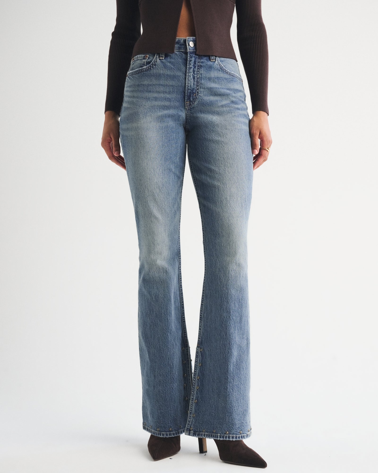 Abercrombie Curve Love High Rise Bootcut Jean