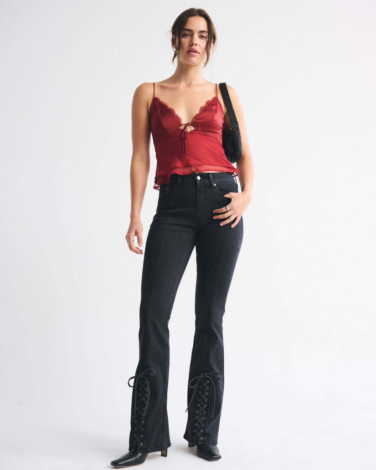 Abercrombie High Rise Bootcut Jean