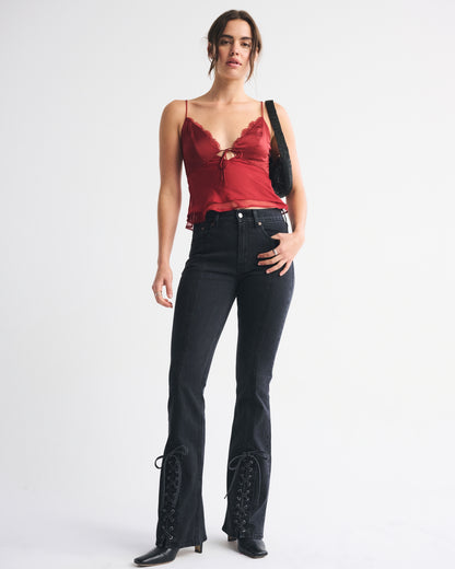 Abercrombie High Rise Bootcut Jean