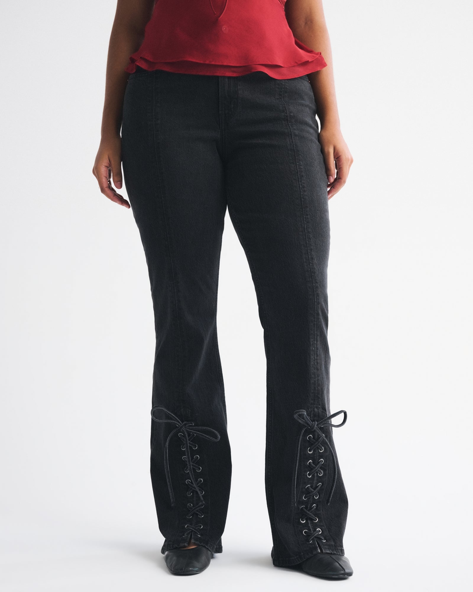 Abercrombie Curve Love High Rise Bootcut Jean