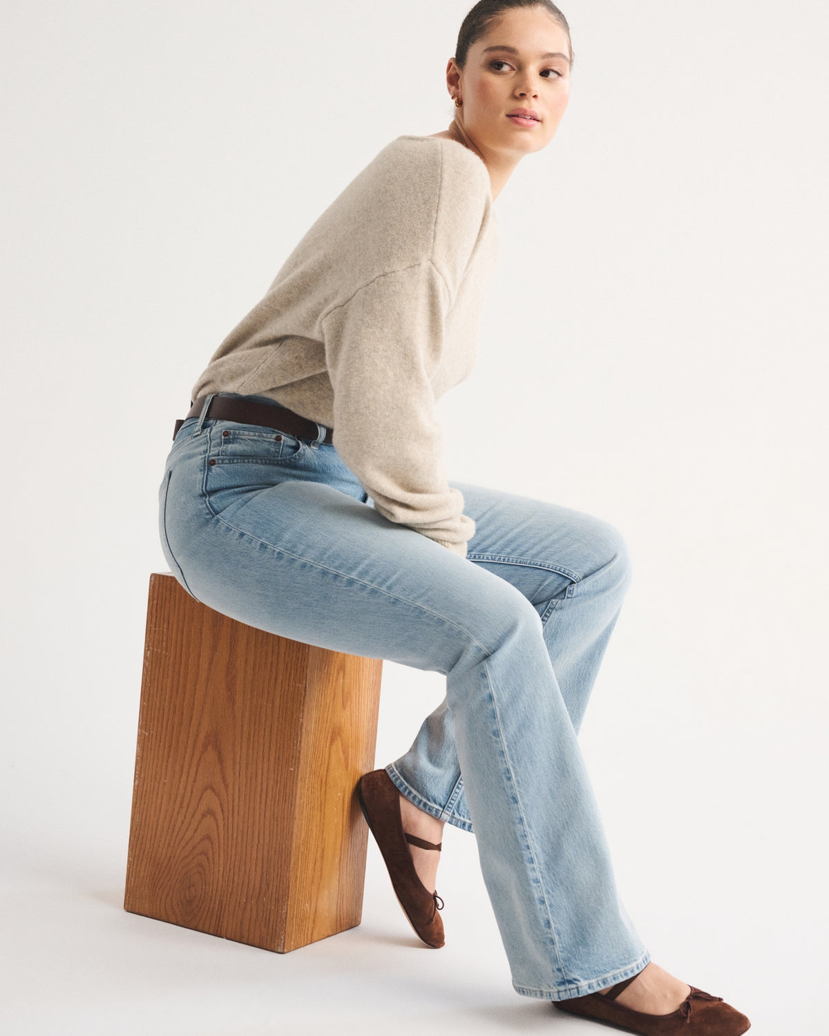 Abercrombie High Rise Bootcut Jean
