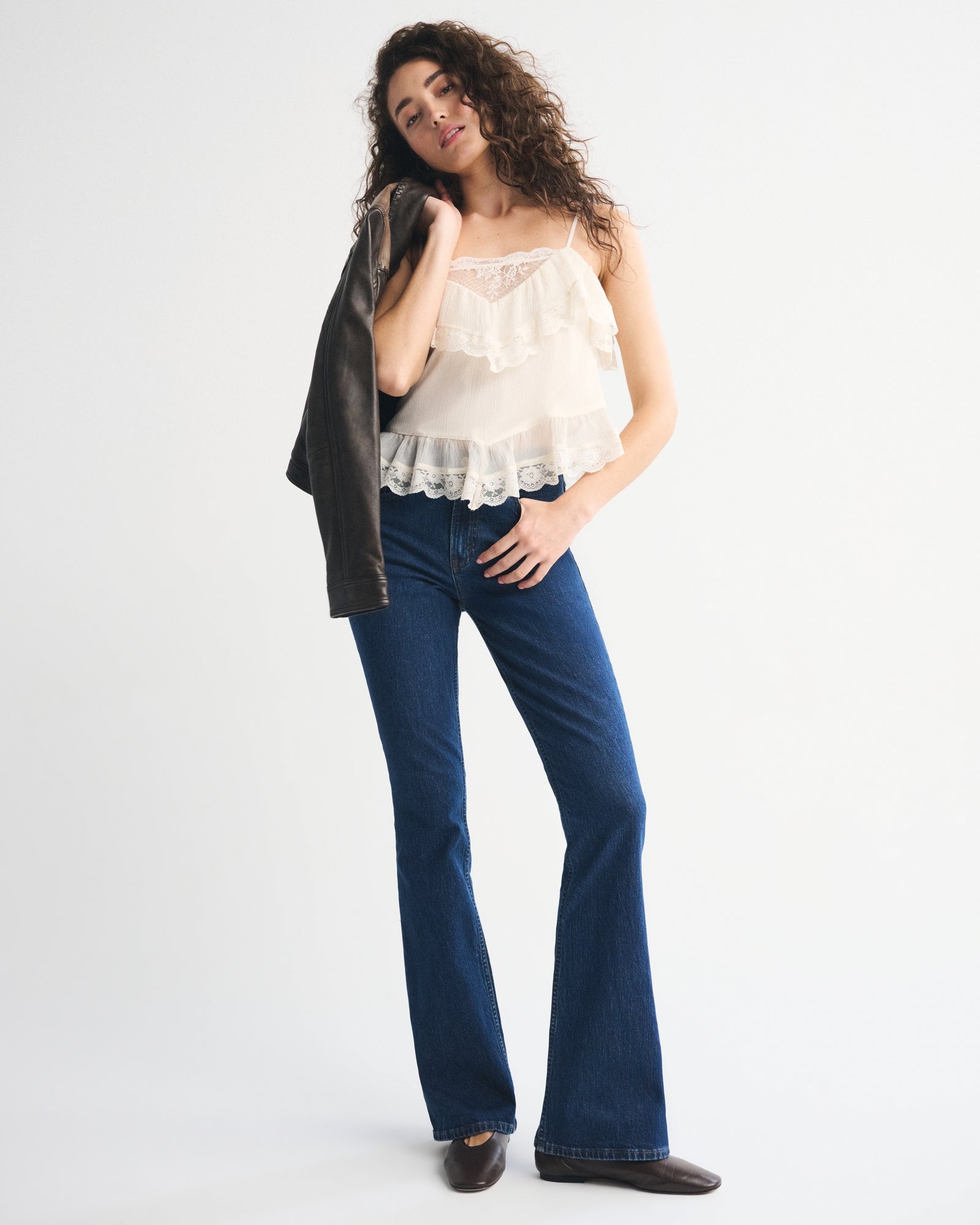 Abercrombie High Rise Bootcut Jean