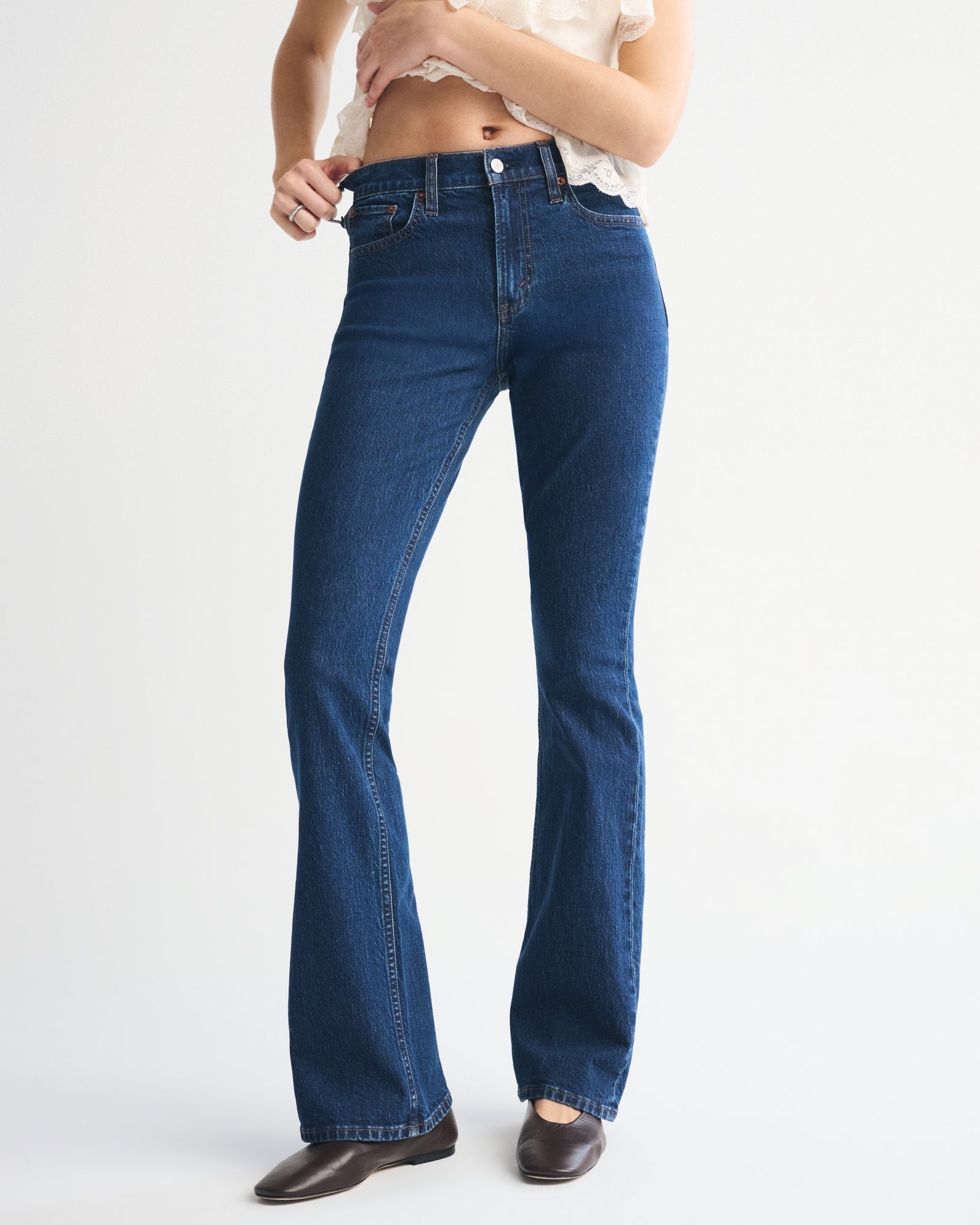 Abercrombie High Rise Bootcut Jean