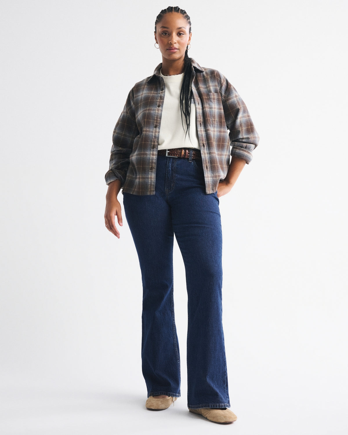 Abercrombie Curve Love High Rise Bootcut Jean