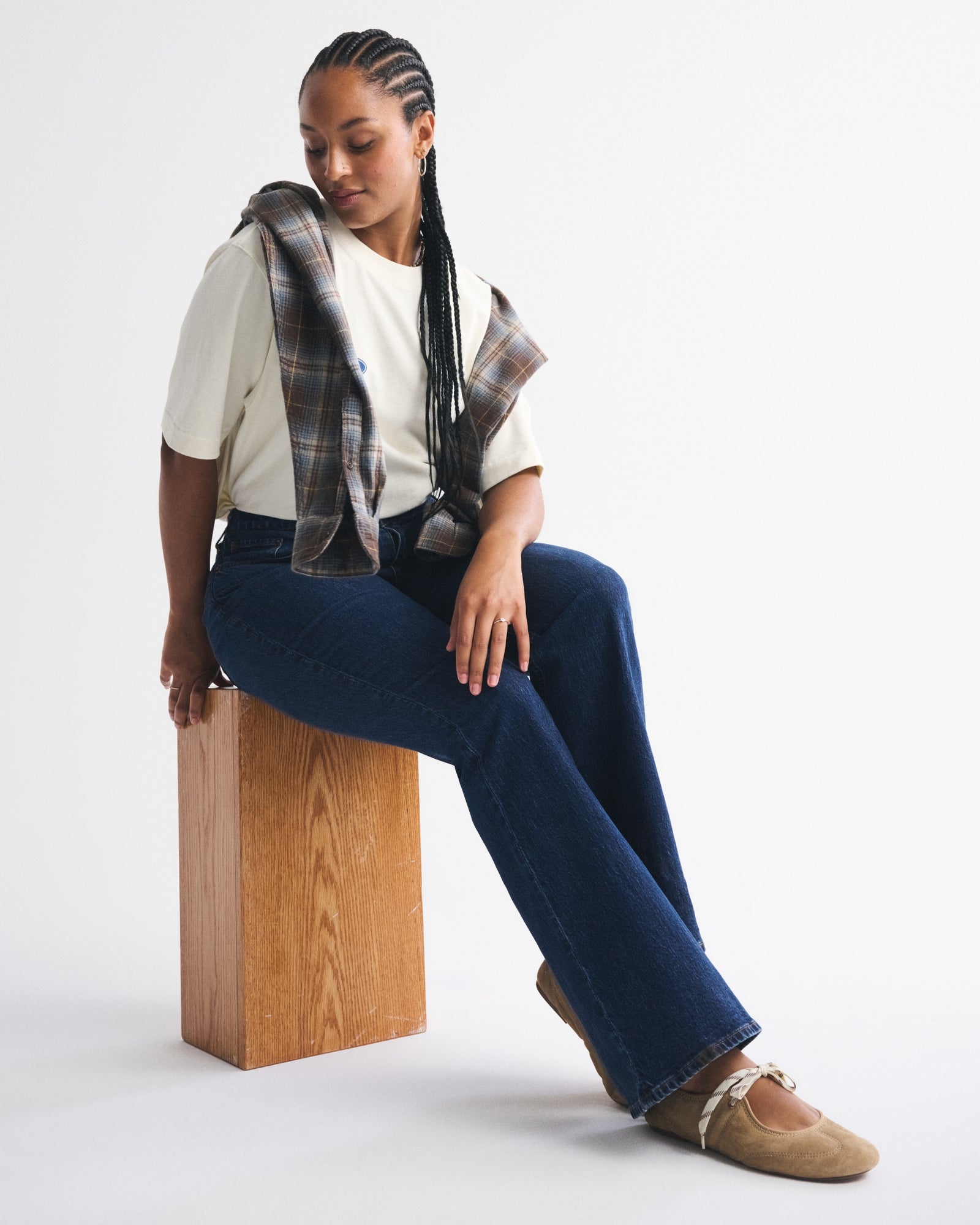 Abercrombie Curve Love High Rise Bootcut Jean