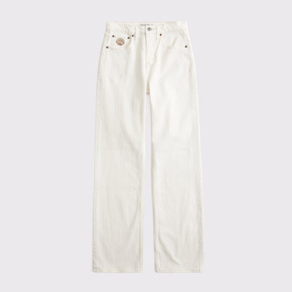 Abercrombie High Rise 90s Relaxed Studded Jean