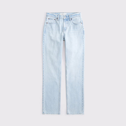 Abercrombie Curve Love Mid Rise 90s Straight Jean