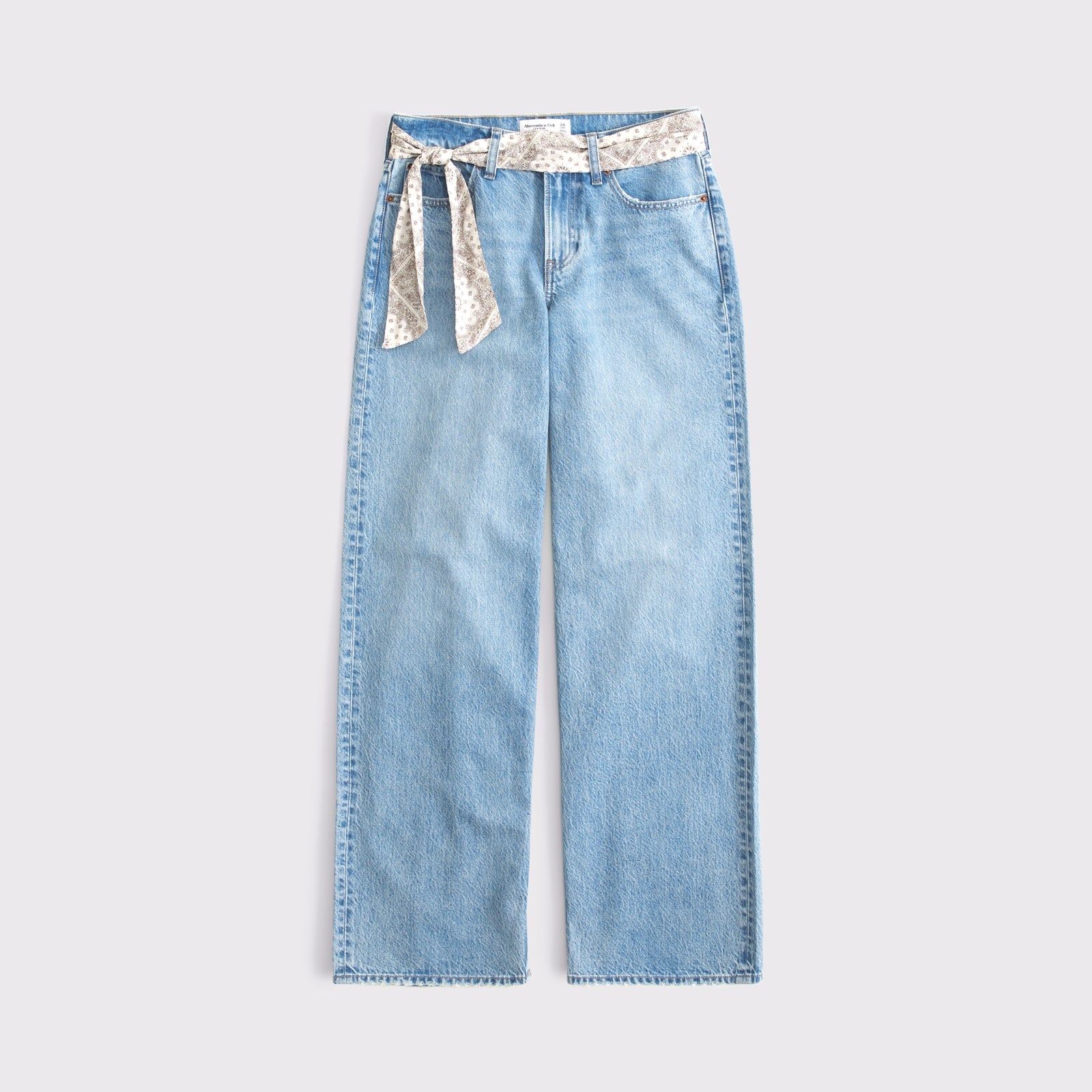 Abercrombie Low Rise Ultra Loose Cuffed Hem Jean