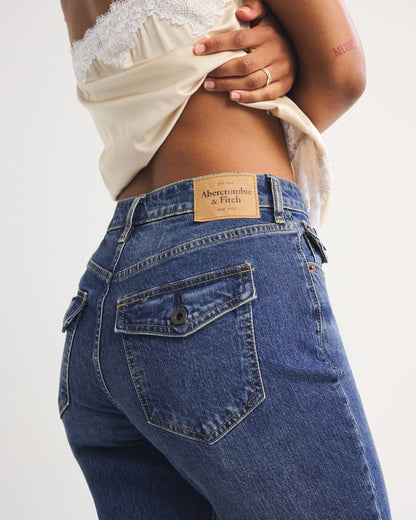 Abercrombie Curve Love High Rise Bootcut Jean