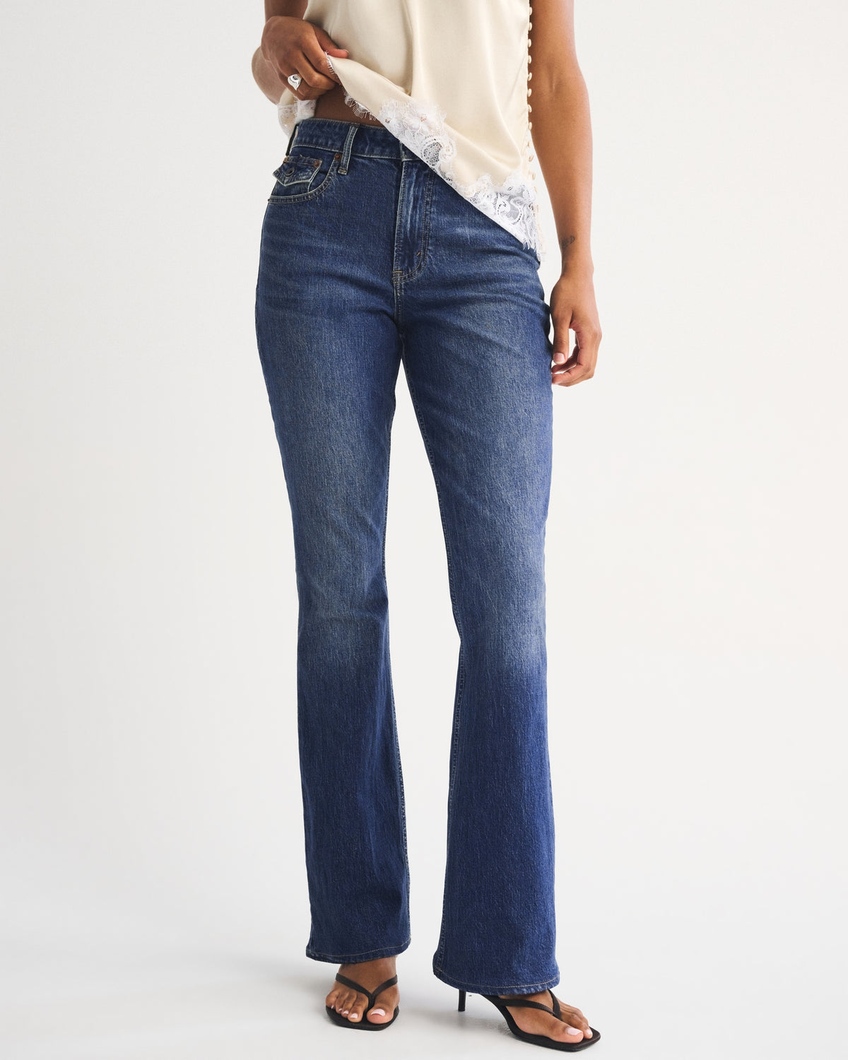 Abercrombie Curve Love High Rise Bootcut Jean