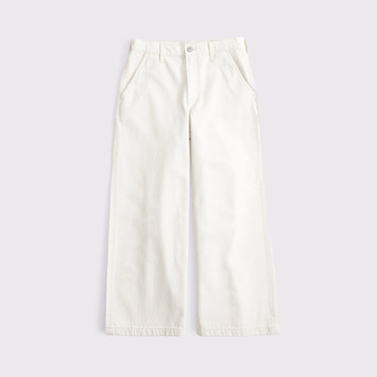 Abercrombie High Rise Wide Leg Trouser Jean